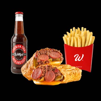 Double Chili Hotdog Meal