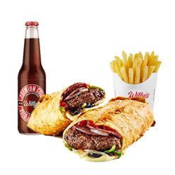 Nacho Pizza Burger Meal